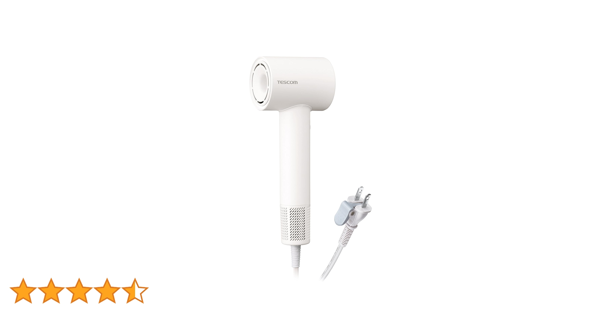 Amazon.co.jp: Tescom TD760A-W Hair Dryer, I-Shaped, Negative